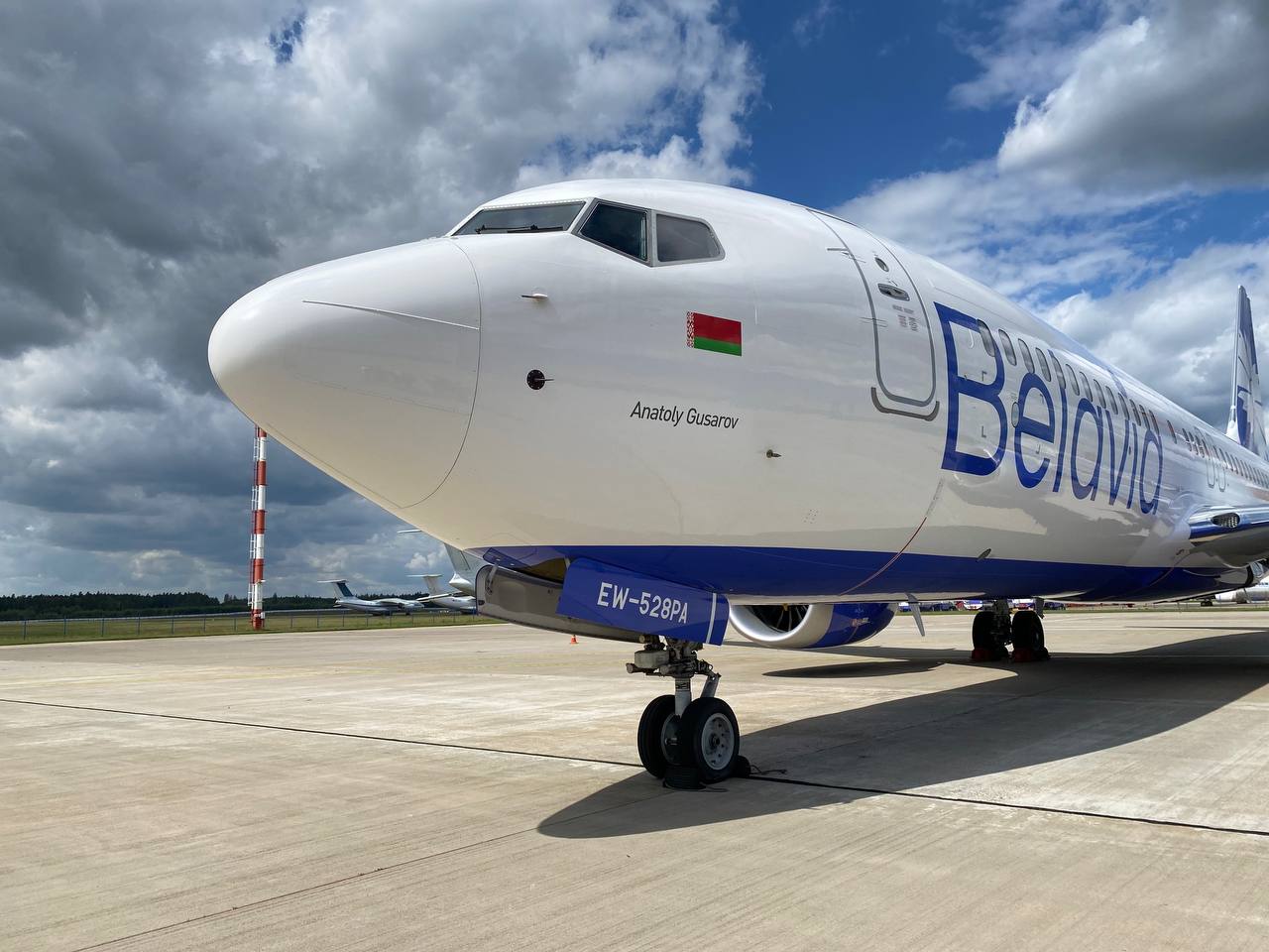 «Белавиа» впервые назвала самолет в честь известного человека