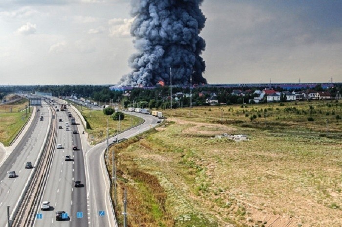 Что известно о&nbsp;пожаре на&nbsp;складе OZON в&nbsp;Подмосковье