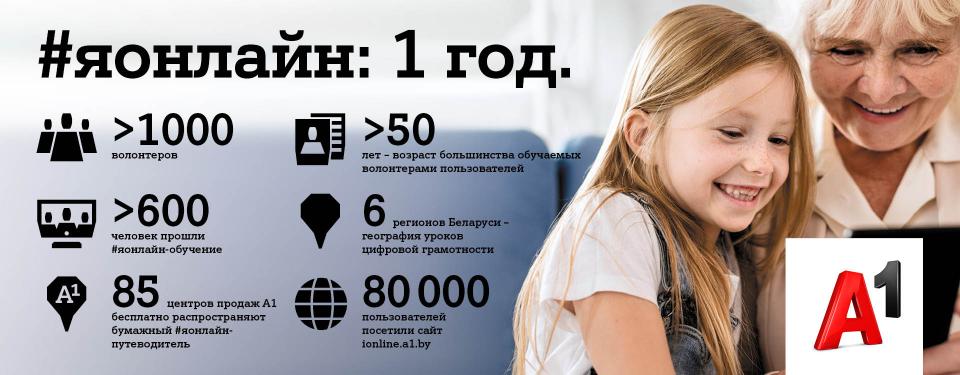 Уже год #яонлайн: как волонтеры проекта А1&nbsp;делают мобильные технологии доступными для всех