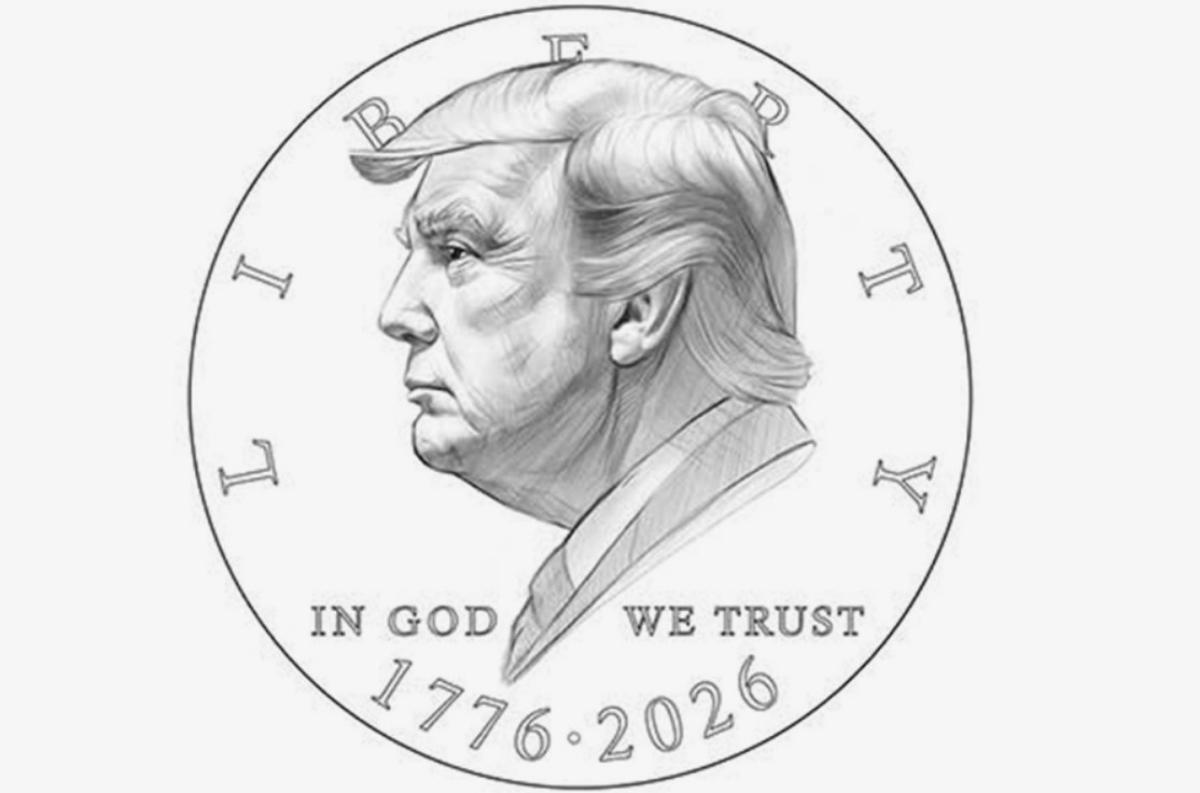 Изображение Дональда Трампа появится на монете в $1