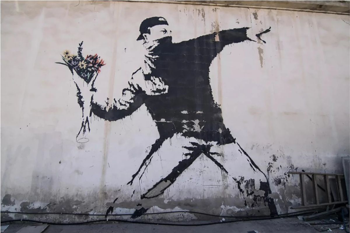 На аукцион выставили одну из самых известных работ Бэнкси. Ее оценили в $7,2 млн
