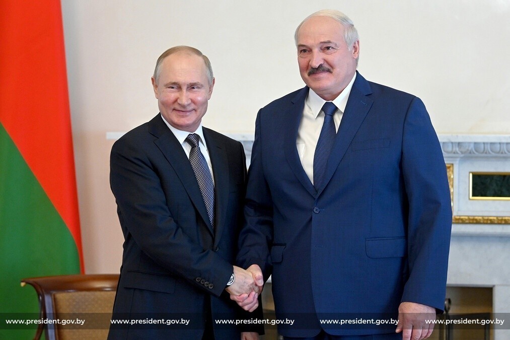 Александр Лукашенко и&nbsp;Владимир Путин: хроника общения за&nbsp;последний год