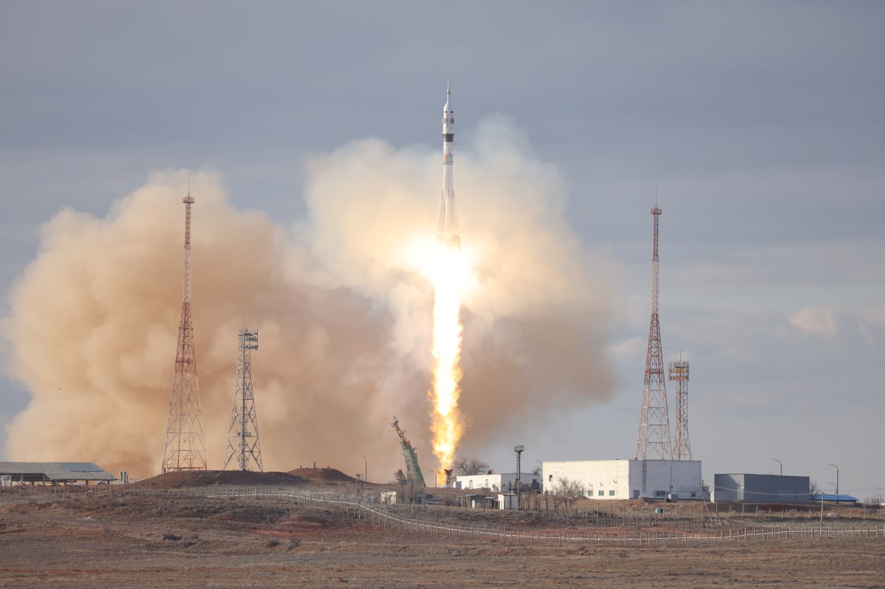 Экипаж с&nbsp;белорусской космонавткой на&nbsp;борту стартовал к&nbsp;МКС