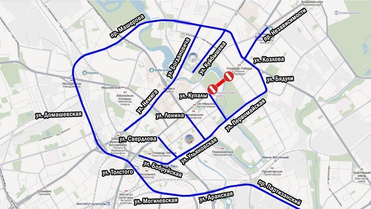 В Минске закроют на ремонт очередной мост в самом центре города