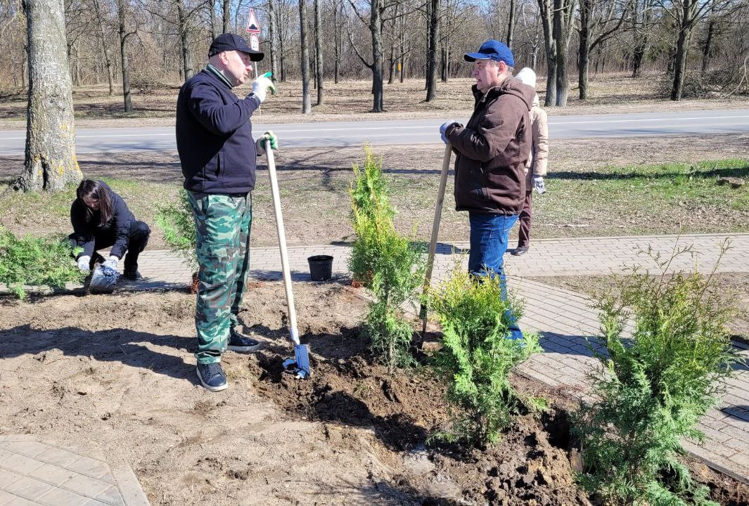 Где проводят субботник белорусские чиновники (фото)