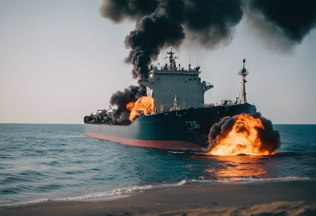 В&nbsp;Красном море хуситы подорвали танкер с&nbsp;российской нефтью