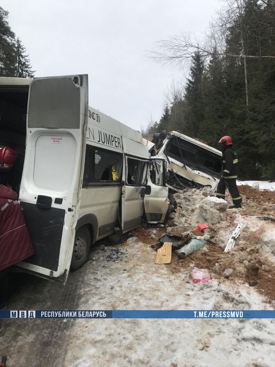 Трагедия под Смолевичами: в аварии с маршруткой погибли 11 человек