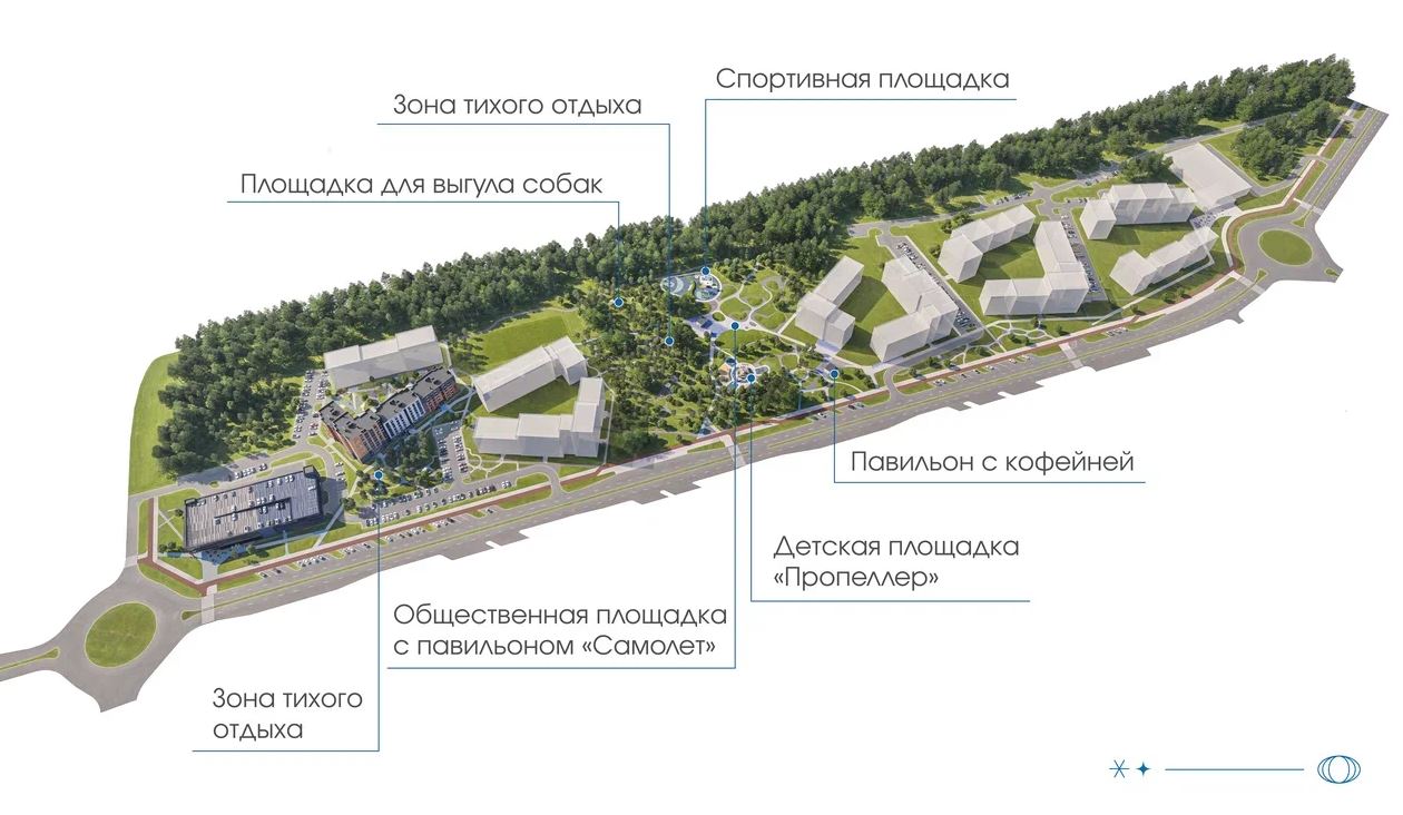 На месте музея авиации появится модный авиа-квартал. Как он будет выглядеть