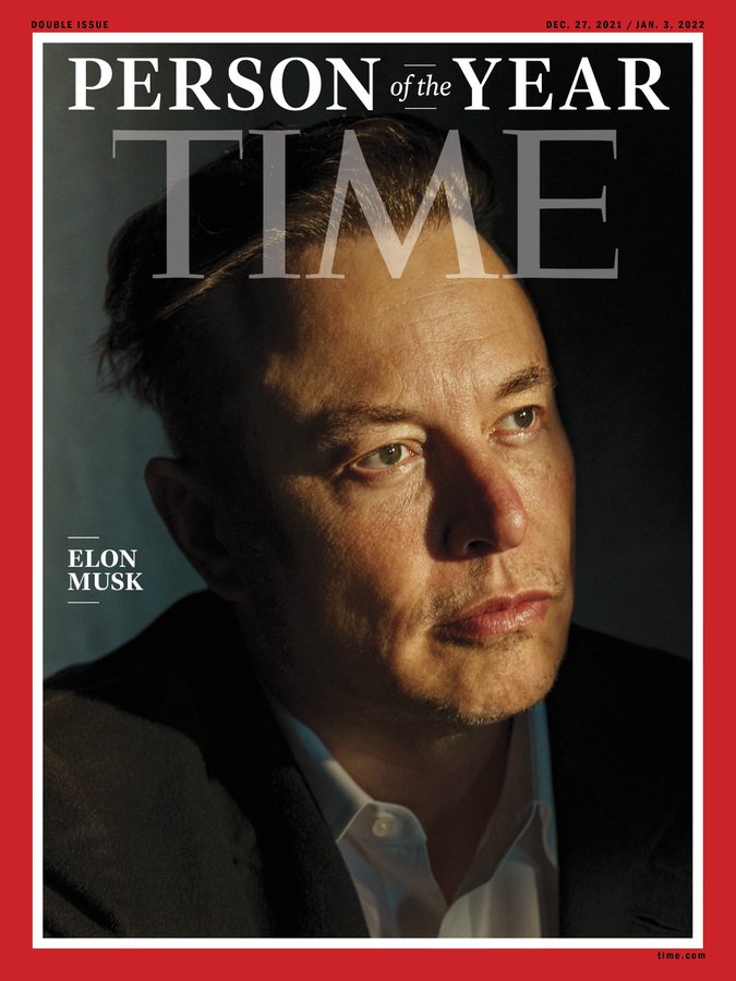 Маск стал человеком года по версии Time