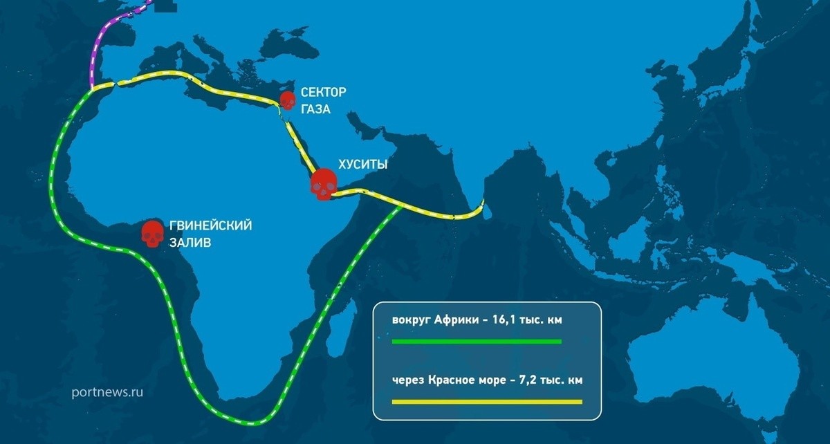 Как кризис в Красном море затронул доставки грузов в Беларусь