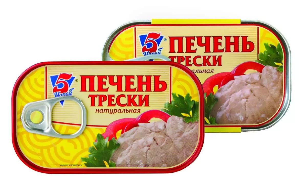 Госсаннадзор обнаружил паразитов в печени трески известного российского бренда