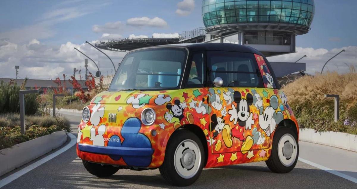 Компания Fiat выпустила пять необычных автомобилей к 100-летию Disney