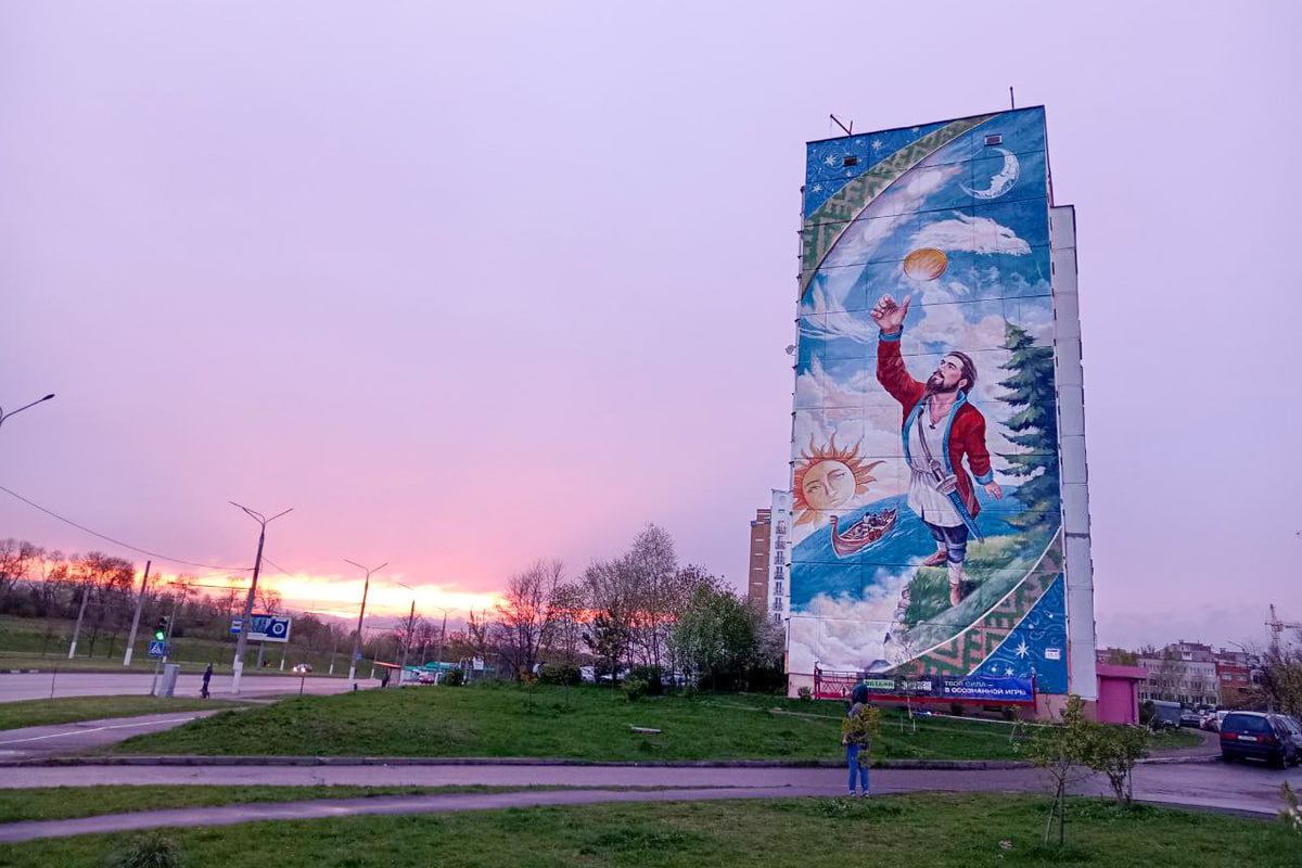 Первый в Беларуси эко-мурал появился в Витебске. Какая идея?