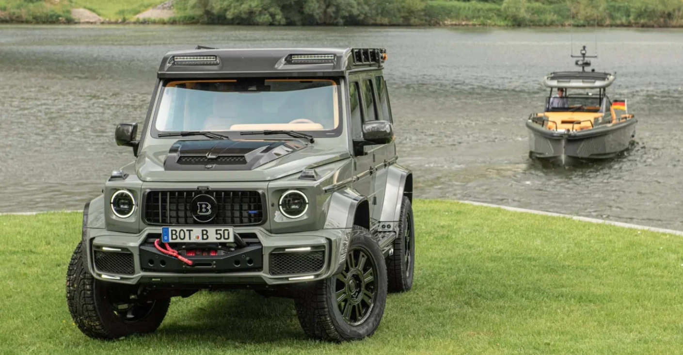 Brabus выпустил элитный комплект: Mercedes, катер и часы за €1,4 млн