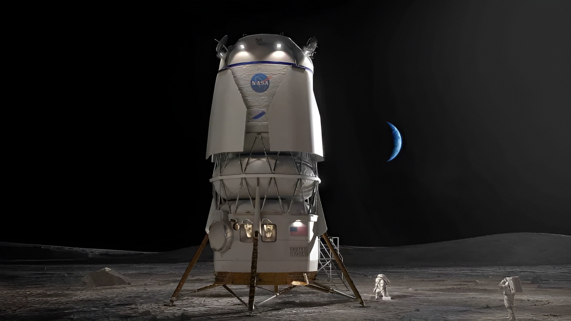 Космическая компания Безоса выиграла контракт NASA