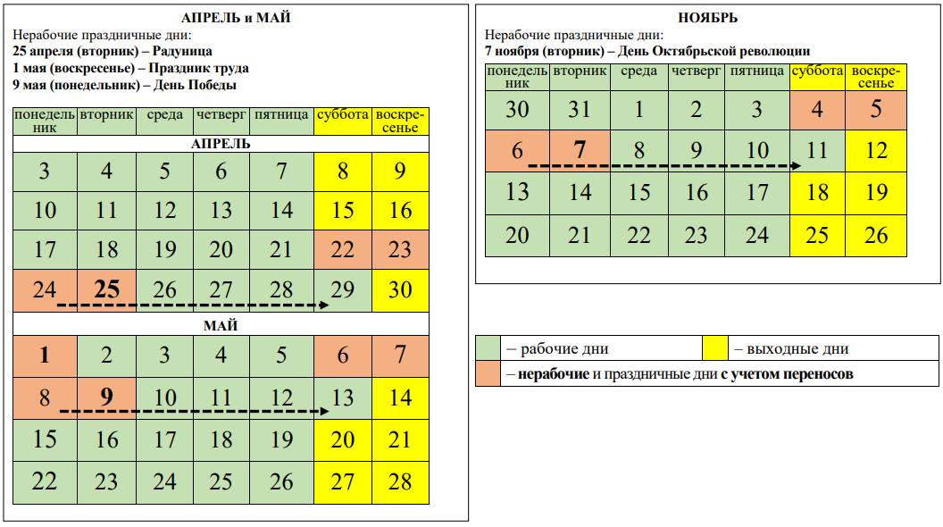 Как белорусы будут отдыхать и работать в 2023 году: длинные выходные и переносы