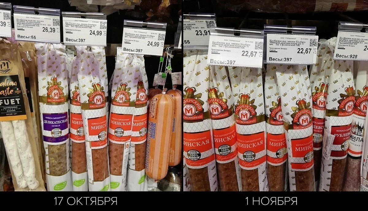 Как изменились цены на продукты в магазинах Минска после отмены моратория