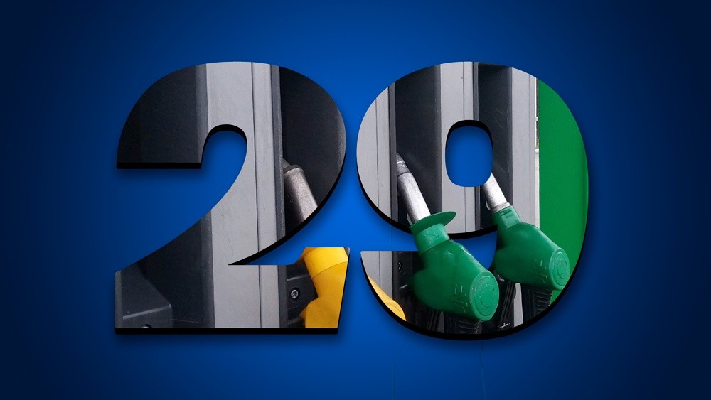 21 цифра 2021 года. 29 копеек роста моторного топлива