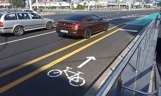 ГАИ предлагает сделать велополосы на перекрестках. В каких случаях?