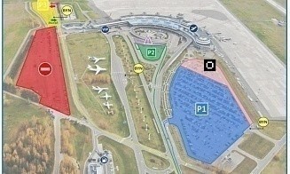 В минском аэропорту закрыли на ремонт одну из стоянок для автомобилей
