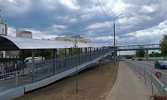 Самый длинный пешеходный мост в Беларуси открыли после реконструкции 