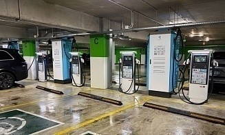 В Минске открыли мегахаб для зарядки электромобилей