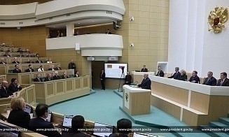 О вхождении Беларуси в состав России и второй АЭС. Лукашенко выступил в Совете Федерации